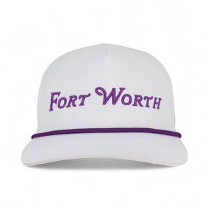 Fort Worth Rope Hat - White/Purple